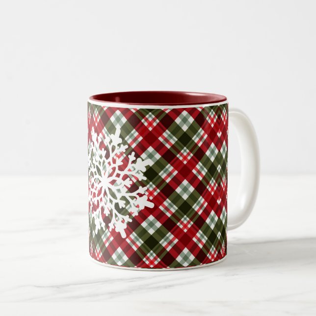 Caneca De Café Em Dois Tons Holiday Mug (Frente Esquerda)