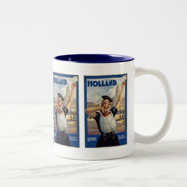 Caneca De Café Em Dois Tons Holland (Direita)