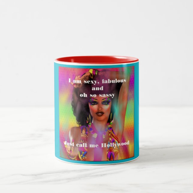 Caneca De Café Em Dois Tons Hollywood (Centro)