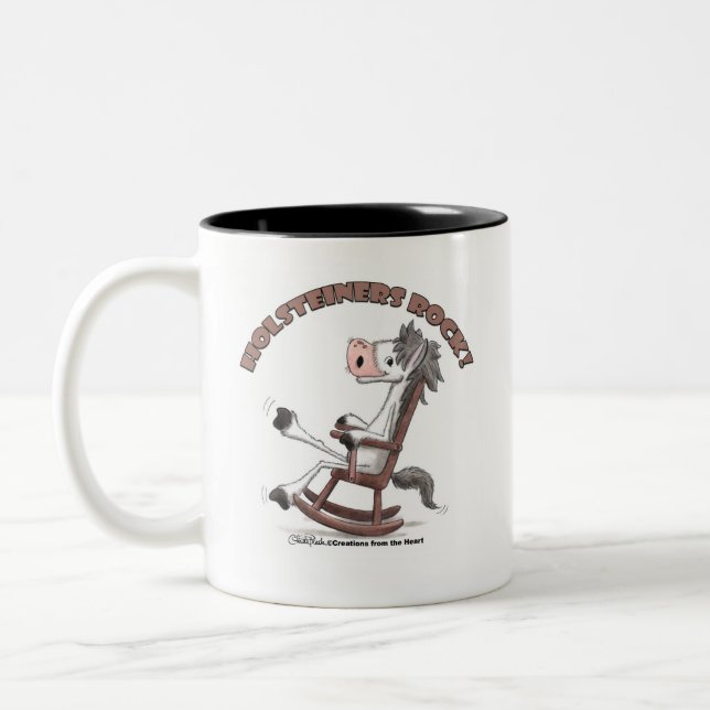 Caneca De Café Em Dois Tons Holsteiners Rock! (Esquerda)