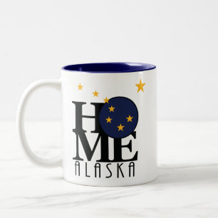 Caneca De Café Em Dois Tons HOME Alaska 11oz