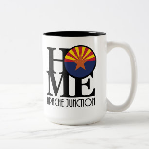 Caneca De Café Em Dois Tons HOME Apache Junction 15oz