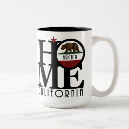 Caneca De Café Em Dois Tons HOME Arcata California 15oz