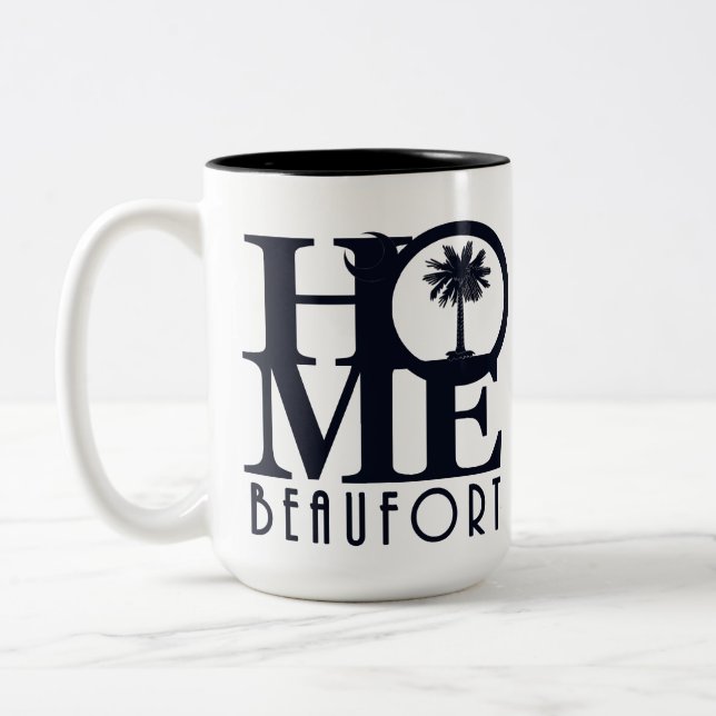 Caneca De Café Em Dois Tons HOME Beaufort 15 oz (Esquerda)