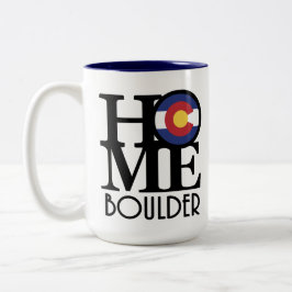 Caneca De Café Em Dois Tons HOME Boulder 15oz