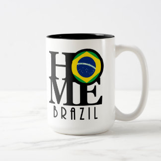 Caneca De Café Em Dois Tons HOME Brasil 15oz