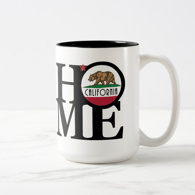 Caneca De Café Em Dois Tons HOME California 15oz (Direita)