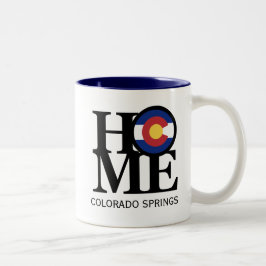 Caneca De Café Em Dois Tons HOME Colorado Primavera Mug