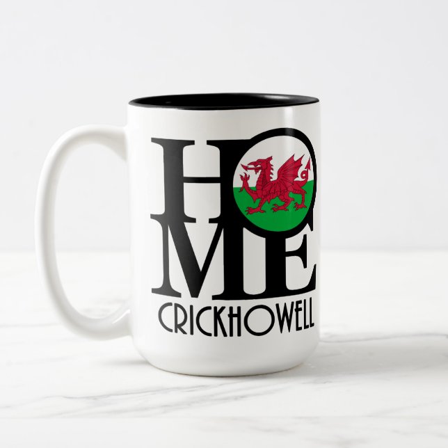 Caneca De Café Em Dois Tons HOME Crickhowell 15oz (Esquerda)