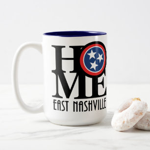Caneca De Café Em Dois Tons HOME East Nashville 15oz