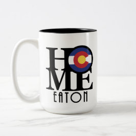 Caneca De Café Em Dois Tons HOME Eaton Colorado 15oz