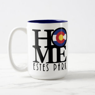 Caneca De Café Em Dois Tons HOME Estes Park 15oz