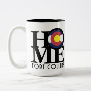 Caneca De Café Em Dois Tons HOME Fort Collins 15oz