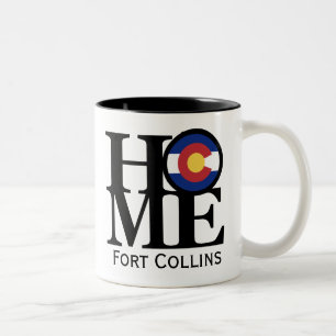 Caneca De Café Em Dois Tons HOME Fort Collins Mug