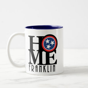 Caneca De Café Em Dois Tons HOME Franklin