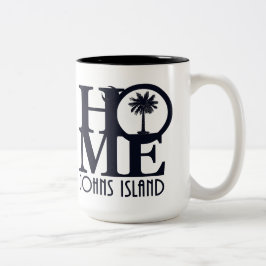 Caneca De Café Em Dois Tons HOME Johns Island SC 15oz