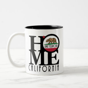 Caneca De Café Em Dois Tons HOME Lake Elsinore 11oz