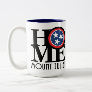 Caneca De Café Em Dois Tons Home Mount Juliet 15oz
