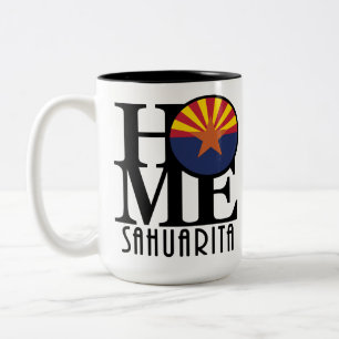 Caneca De Café Em Dois Tons HOME Sahuarita 15oz