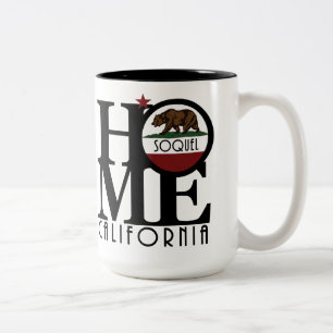 Caneca De Café Em Dois Tons HOME Soquel California 15oz