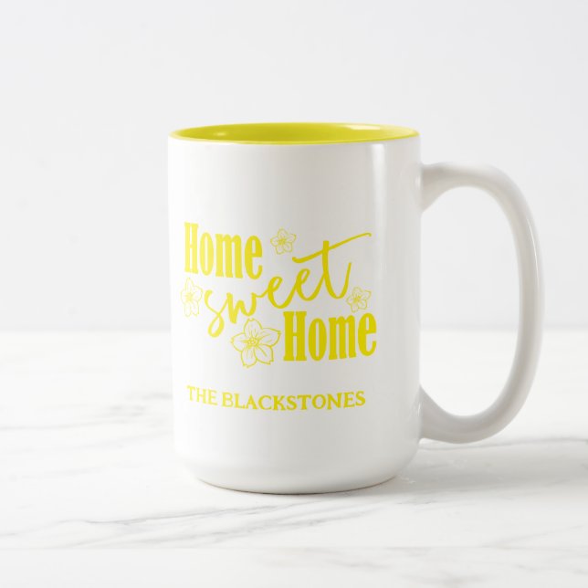 Caneca De Café Em Dois Tons Home Sweet Home (Direita)