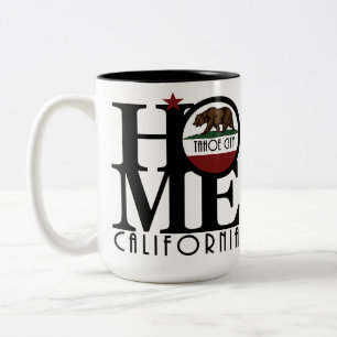 Caneca De Café Em Dois Tons HOME Tahoe City California 15oz