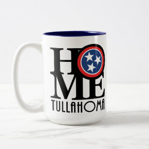 Caneca De Café Em Dois Tons HOME TulOklahoma Tennessee 15oz