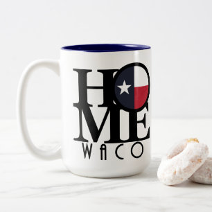 Caneca De Café Em Dois Tons Home Waco Texas 15oz - Mug de café de dois tons