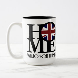 Caneca De Café Em Dois Tons HOME Walton-On-Thames 15oz