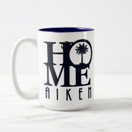 Caneca De Café Em Dois Tons HOMEaiken Carolina do Sul 15oz