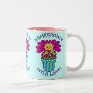 Caneca De Café Em Dois Tons Homegrown com Amor