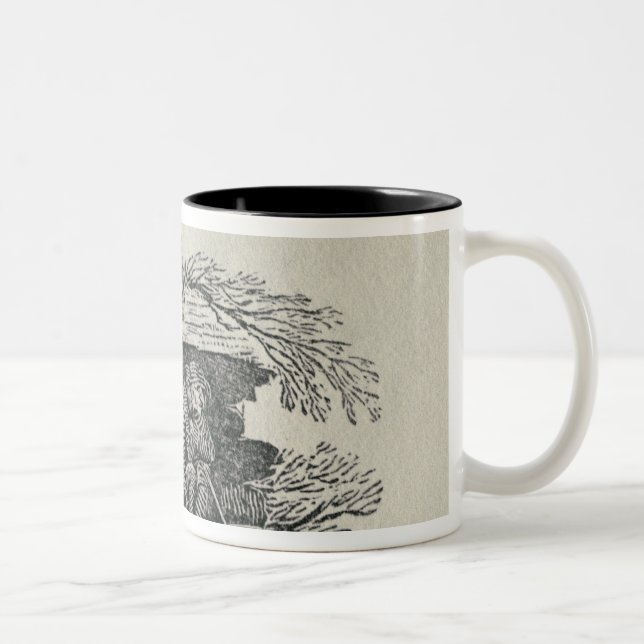 Caneca De Café Em Dois Tons Homem assentado (Direita)