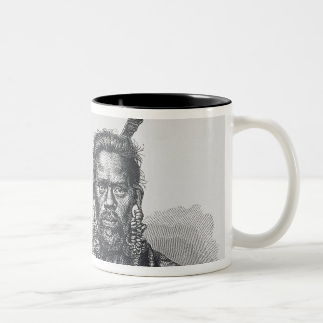 Caneca De Café Em Dois Tons Homem das ilhas de Ruk (Direita)