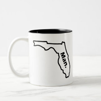 Caneca De Café Em Dois Tons Homem de Florida