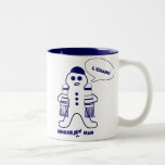 Caneca De Café Em Dois Tons Homem de Gingerjew<br><div class="desc">A camisa perfeita para o elogio de espalhamento do feriado! Quem não ama um homem saboroso de Gingerjew?</div>