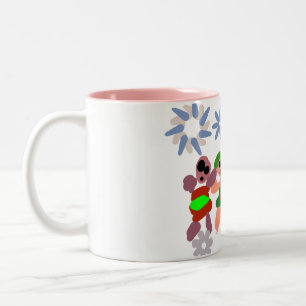 Caneca De Café Em Dois Tons Homem e mulher de gengibre amam 