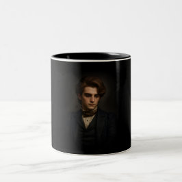 Caneca De Café Em Dois Tons Homem Vitoriano