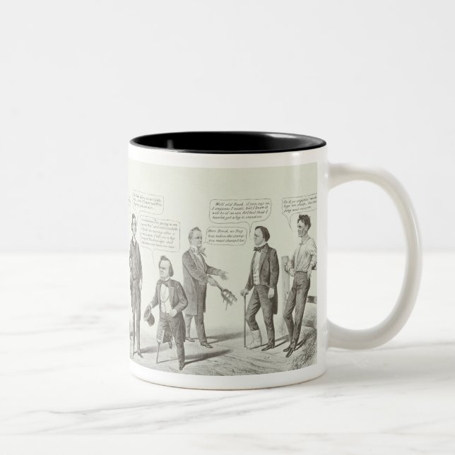 Caneca De Café Em Dois Tons Hon. Abraham Lincoln (Direita)