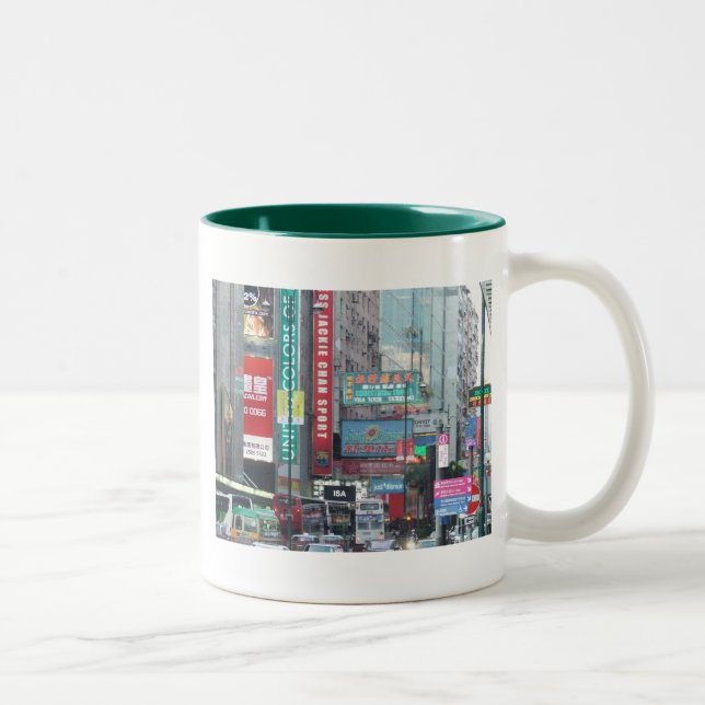 Caneca De Café Em Dois Tons Hong Kong (Direita)