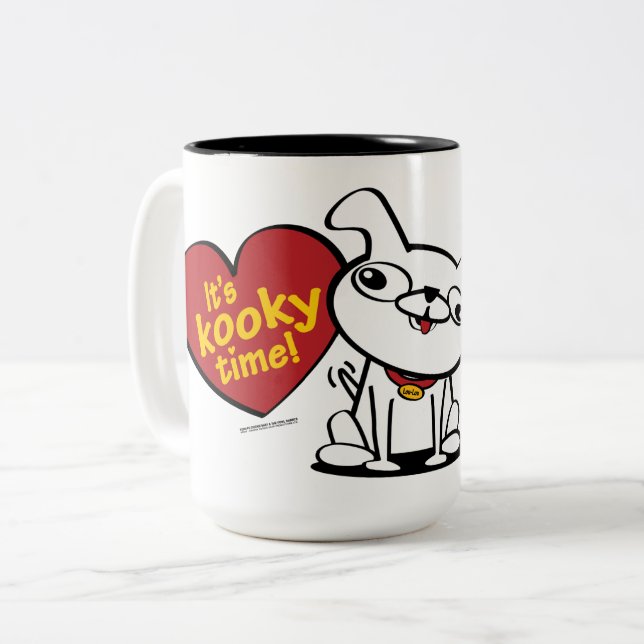 Caneca De Café Em Dois Tons Hora de Kooky (Frente Esquerda)