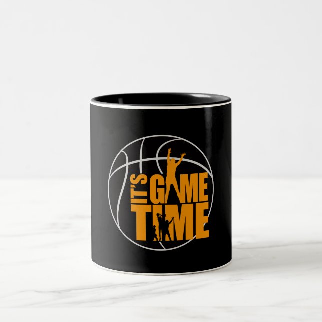 Caneca De Café Em Dois Tons Hora do Jogo - Amarelo (Centro)