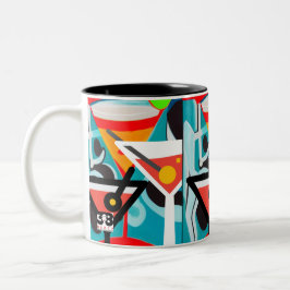 Caneca De Café Em Dois Tons Hora feliz