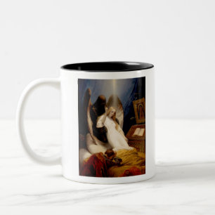 Caneca De Café Em Dois Tons Horace Vernet - Angel of the Death - 1851