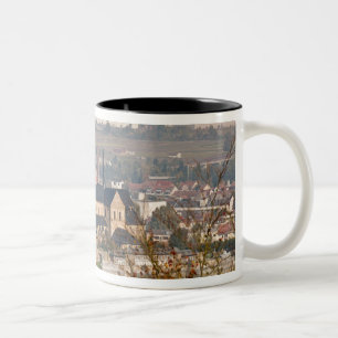 Caneca De Café Em Dois Tons Horizonte de Bamberg, Alemanha