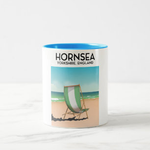 Caneca De Café Em Dois Tons Hornsea, Hornsea, Yorkshire Inglaterra pôster de v