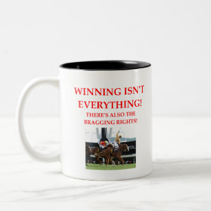 Caneca De Café Em Dois Tons horseracing