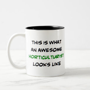Caneca De Café Em Dois Tons horticulturista, incrível