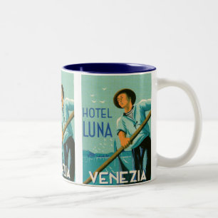 Caneca De Café Em Dois Tons Hotel Luna Venezia