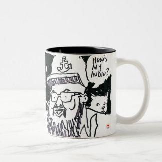 Caneca De Café Em Dois Tons How's My Audio Mug