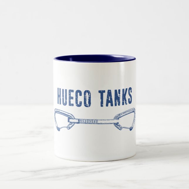 Caneca De Café Em Dois Tons Hueco Tanks Subindo QuickDrake (Centro)